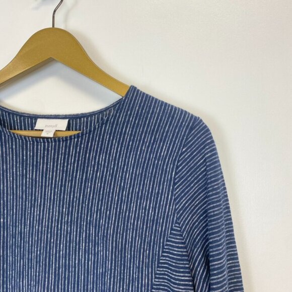 J Jill Hemp Striped Asymmetrical Tunic Top - Picture 9 of 11